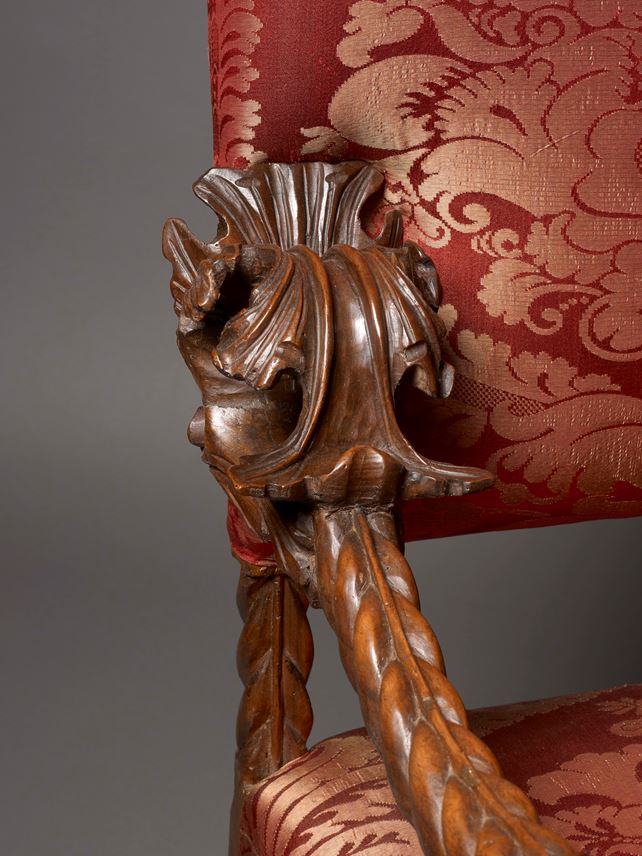 A Pair of Baroque Carved Armchairs | MasterArt